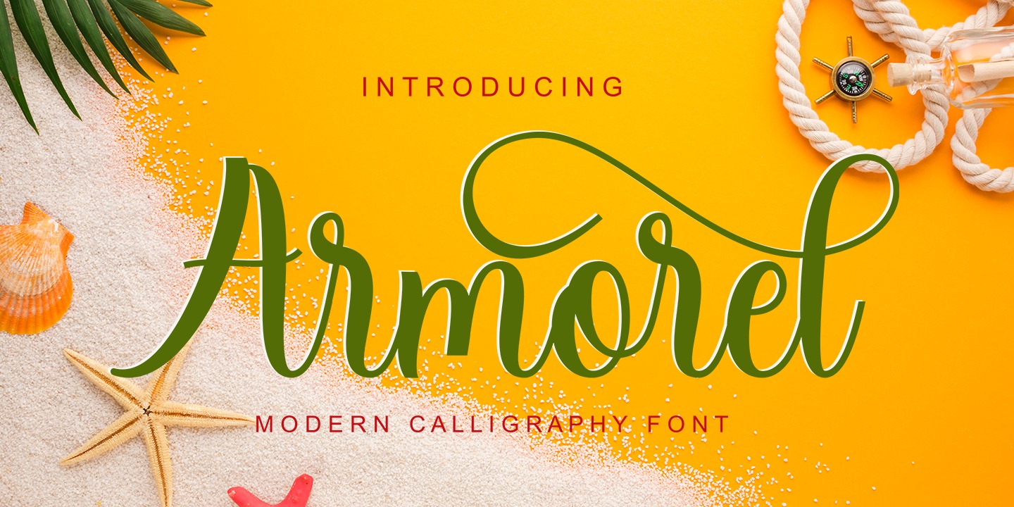 Armorel Script Font preview